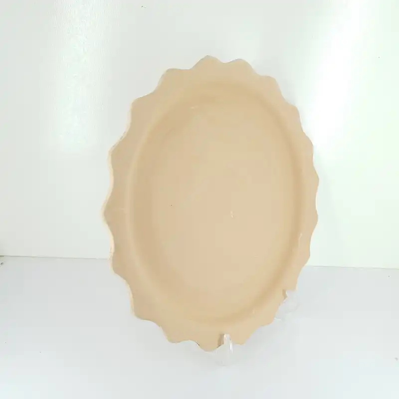 سینی سفالی مدل کمانی کد D30