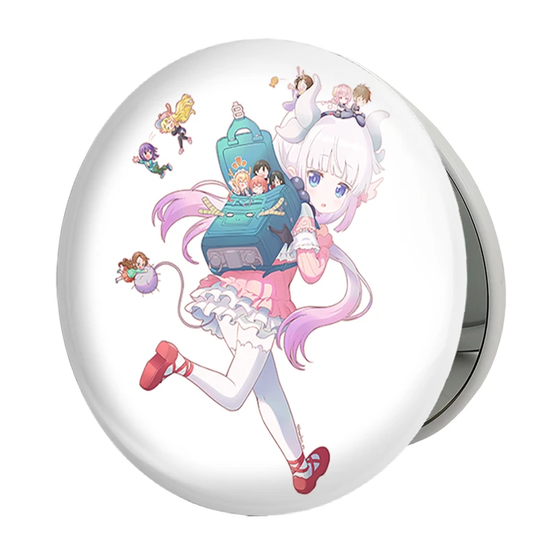 آینه جیبی خندالو طرح انیمه اژدهای خدمتکار کوبایاشی مدل تاشو کد 36267