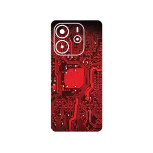 MAHOOT Red_Printed_Circuit_Board Cover Sticker for Xiaomi Redmi Note 14 4G