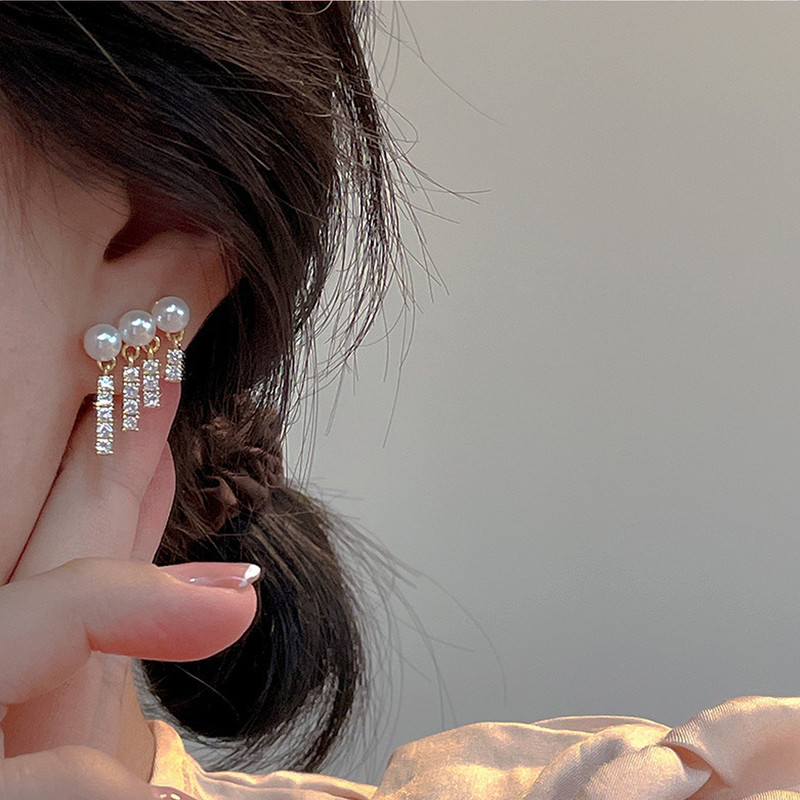 گوشواره زنانه مدل lines کد 00701