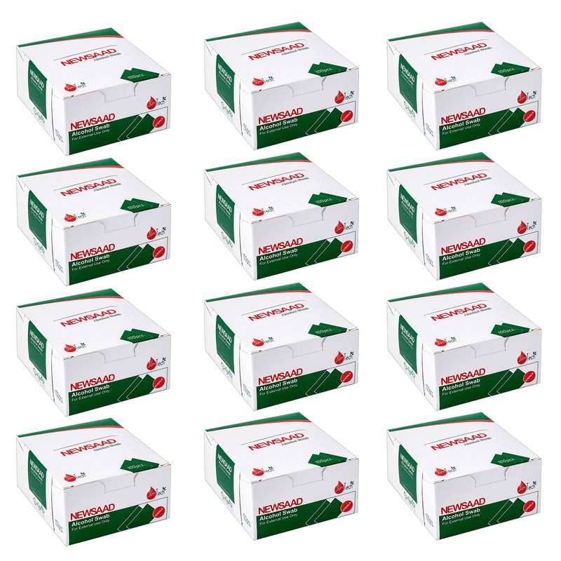 پد الکلی نیوساد مدل A-12 دوازده بسته 100 عددی
