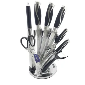 سرویس چاقو آشپزخانه 9 پارچه رومانزو مدل NGL512