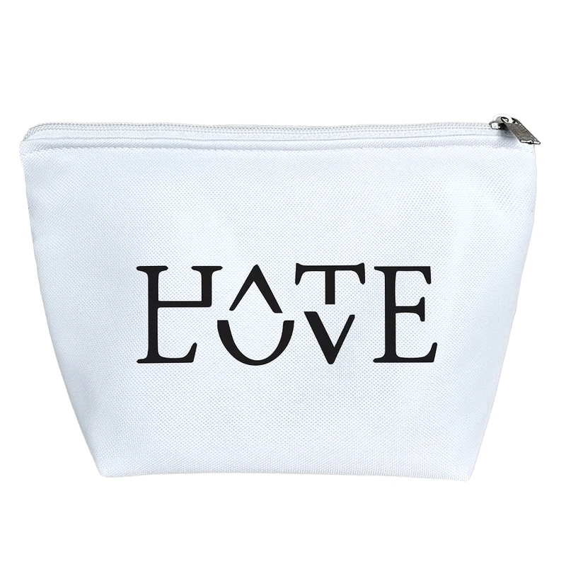کیف لوازم آرایش دخترانه خندالو مدل Love Hate کد 6444