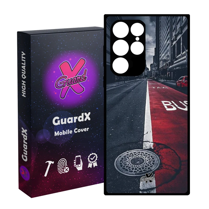 کاور گارد ایکس طرح Street مدل Glass10076 مناسب برای گوشی موبایل سامسونگ Galaxy S23 Ultra