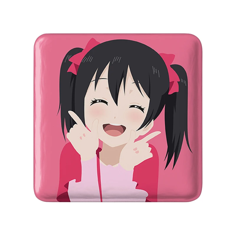 مگنت خندالو طرح نیکو یازاوا انیمه لاو لایو Love Live  مدل مربعی کد 18282