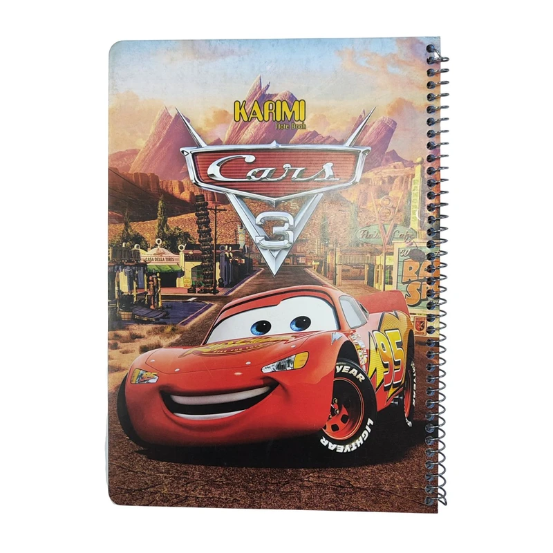 دفتر مشق 40 برگ کریمی مدل حاشیه دار