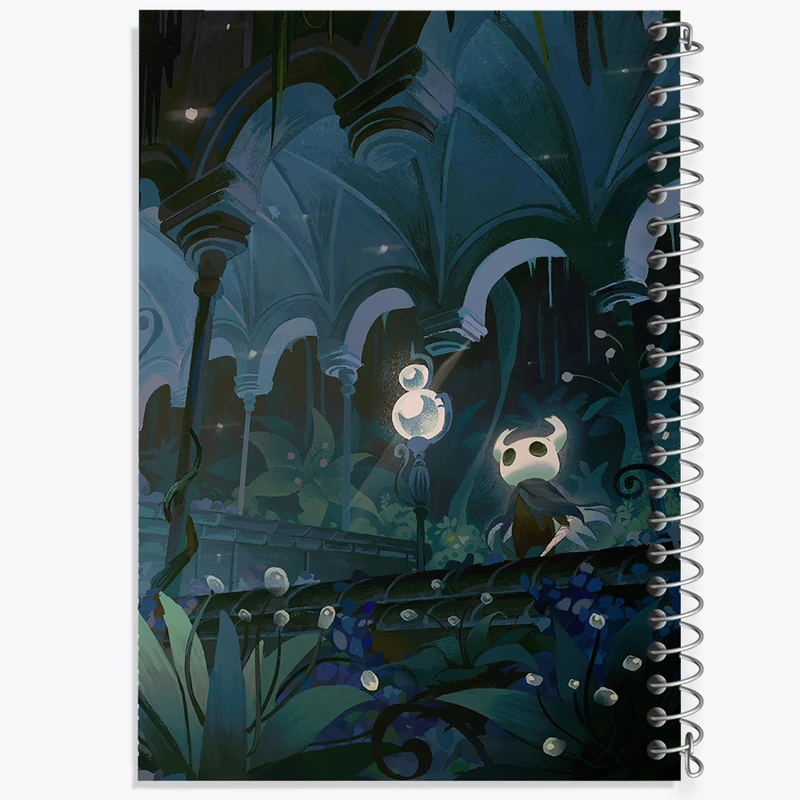 دفتر ژورنال نویسی 50 برگ خندالو مدل نقطه ای طرح بازی هالو نایت (Hollow Knight) کد 33001