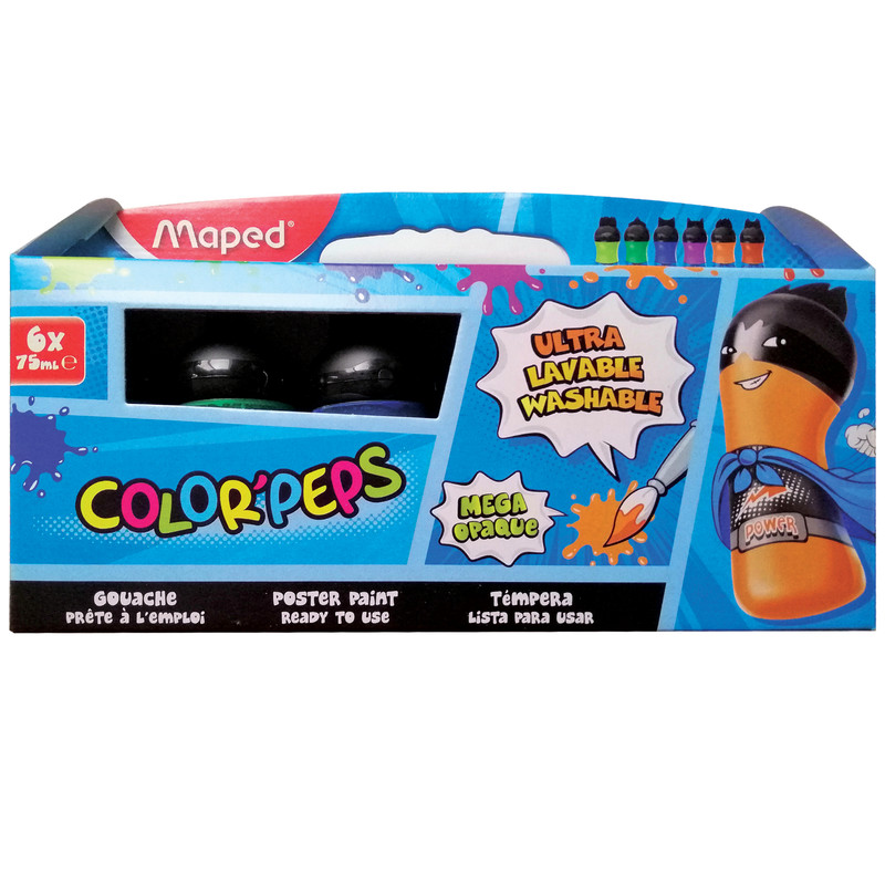 گواش 6 رنگ مپد مدل مگا کد 0119