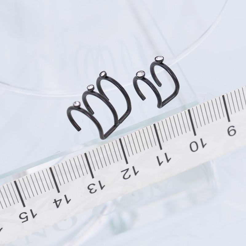 پیرسینگ گوش زنانه پایتخت مدل PS833 مجموعه 2 عددی