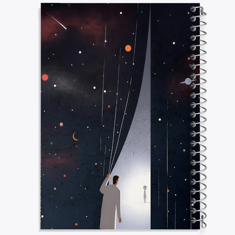 دفتر لیست خرید 50 برگ خندالو طرح انتزاعی کد F7372