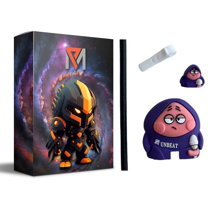 محافظ کابل ام پی مدل patrick به همراه محافظ شارژر دیواری مجموعه 4 عددی