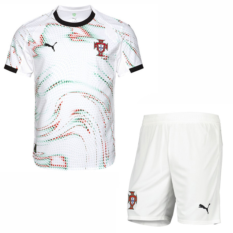 ست تی شرت و شلوارک ورزشی مردانه مدل پرتغال کد Away 2025