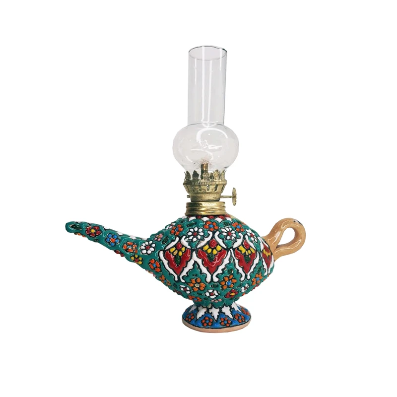 چراغ میناکاری سفالی مدل m- 20