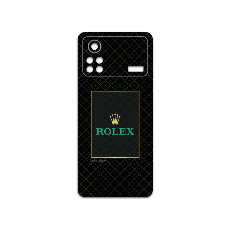 برچسب پوششی ماهوت مدل Rolex-Logo مناسب برای گوشی موبایل شیائومی Poco X4 Pro 5G
