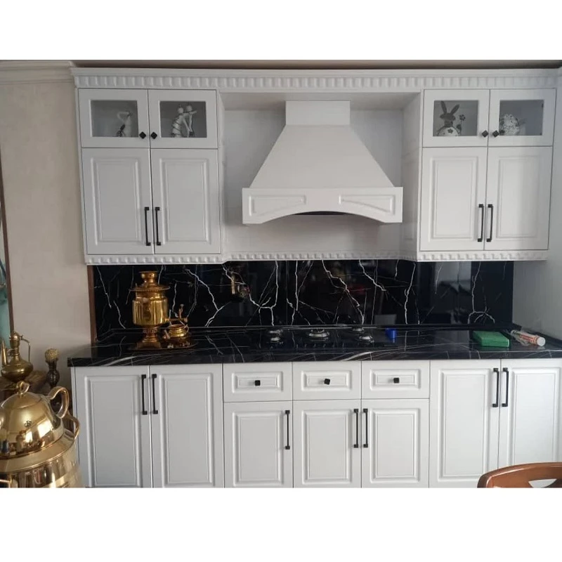 عکس شماره 8 : دیوارپوش مدل بین کابینتی ماربل شیت بسته 4 عددی