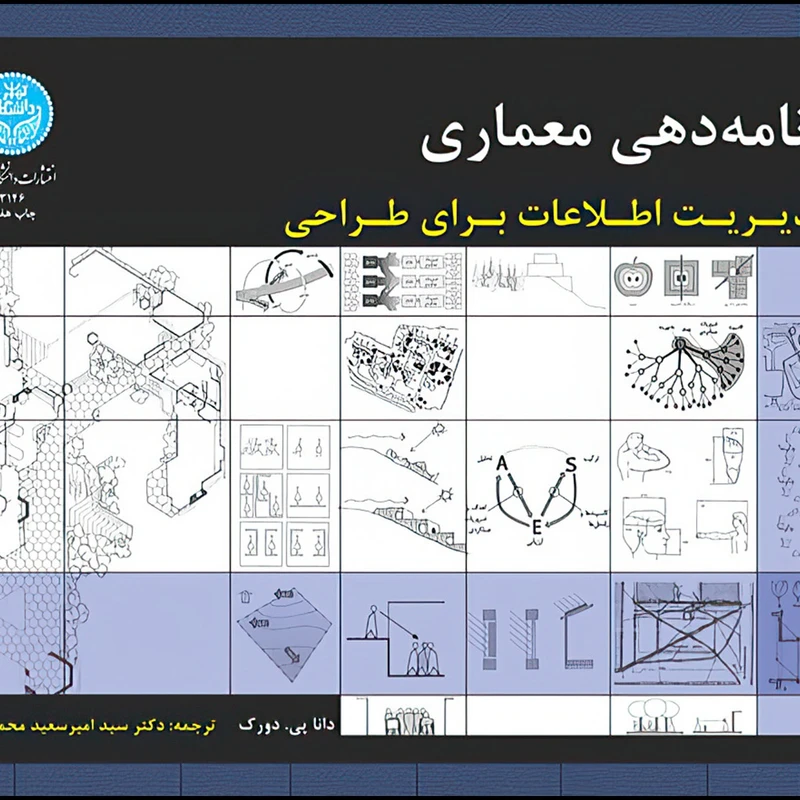 کتاب برنامه دهی معماری: مدیریت اطلاعات برای طراحی اثر دانا پی دورک ترجمه دکتر سید امیرسعید محمودی انتشارات دانشگاه تهران