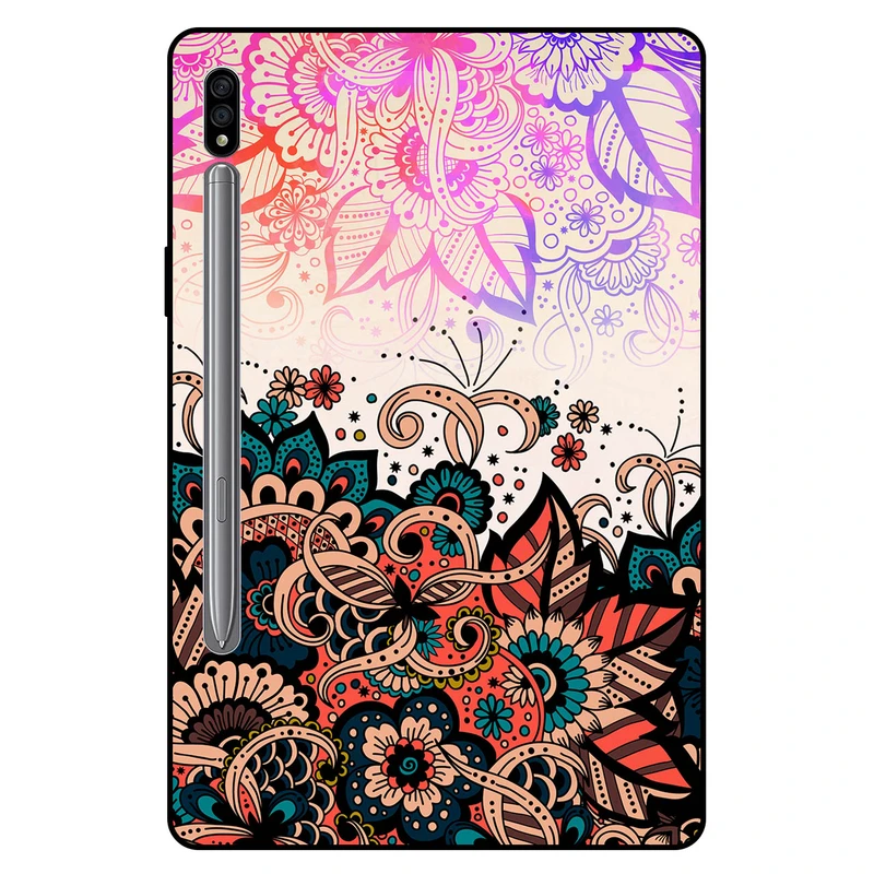 کاور مگافون طرح بته جقه مدل 7727 مناسب برای تبلت سامسونگ Galaxy Tab S7 11.0 2020 / T870 / T875 / T876