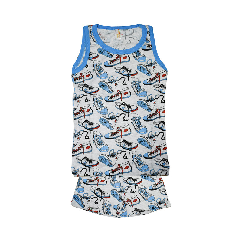 ست تاپ و شلوارک پسرانه مدل 8546