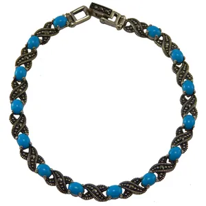 دستبند نقره زنانه کد 50004