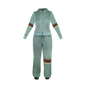 ست سویشرت و شلوار دخترانه مدل مخمل