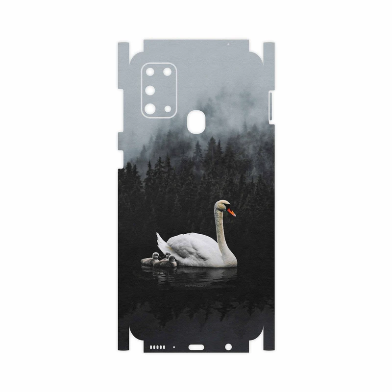 برچسب پوششی ماهوت مدل Swan Lake-FullSkin مناسب برای گوشی موبایل سامسونگ Galaxy M31