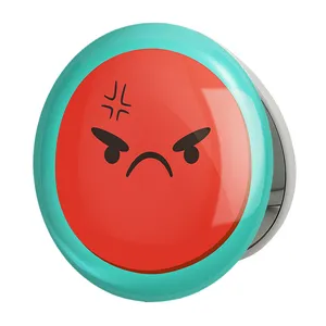 آینه جیبی خندالو طرح ایموجی Emoji مدل تاشو کد 5378 