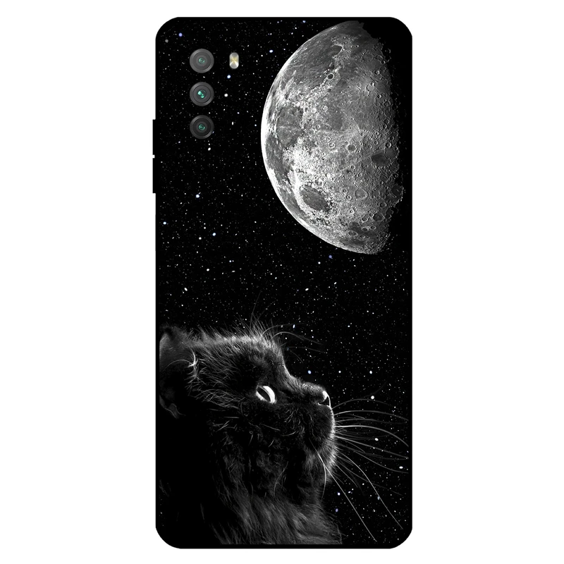 کاور مگافون طرح گربه مدل 1882 مناسب برای گوشی موبایل شیائومی Poco M3