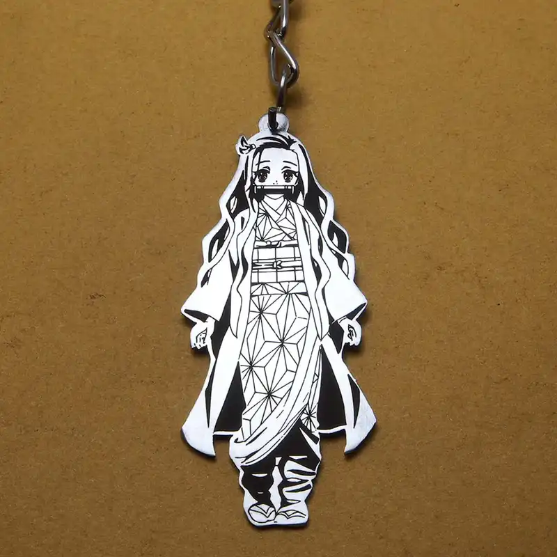 جاکلیدی  طرح انیمه demon slayer مدل nezuko کد 001