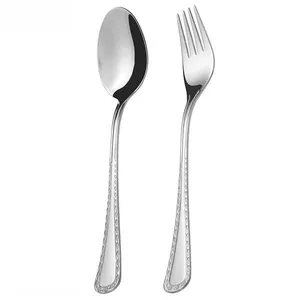 سرویس قاشق و چنگال 24 پارچه ناب استیل مدل برلین