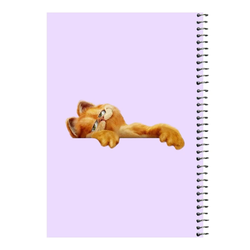 دفتر مشق 80 برگ اس جی مدل گارفیلد کد۱   