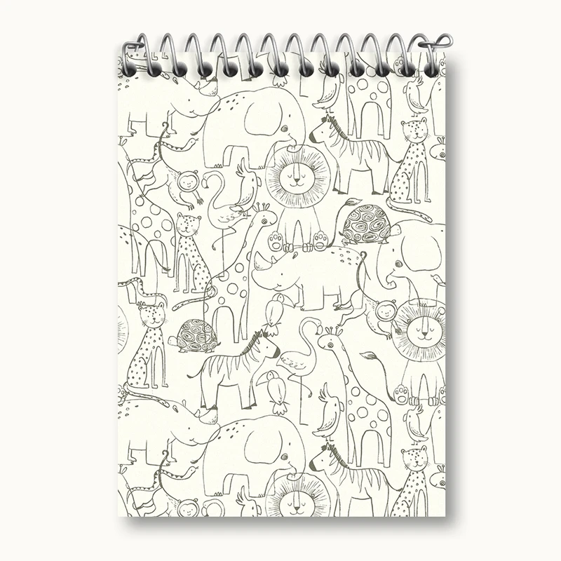 دفتر یادداشت 50 برگ خندالو مدل حیوانات بامزه کد N644