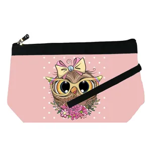 کیف لوازم آرایش زنانه طرح جغد کد 30