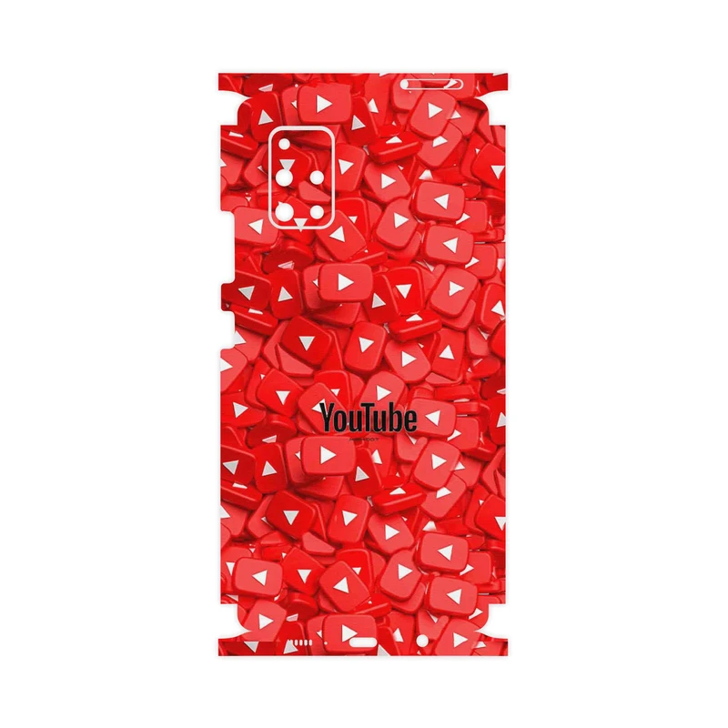 برچسب پوششی ماهوت مدل Youtube-FullSkin مناسب برای گوشی موبایل سامسونگ Galaxy A71 5G