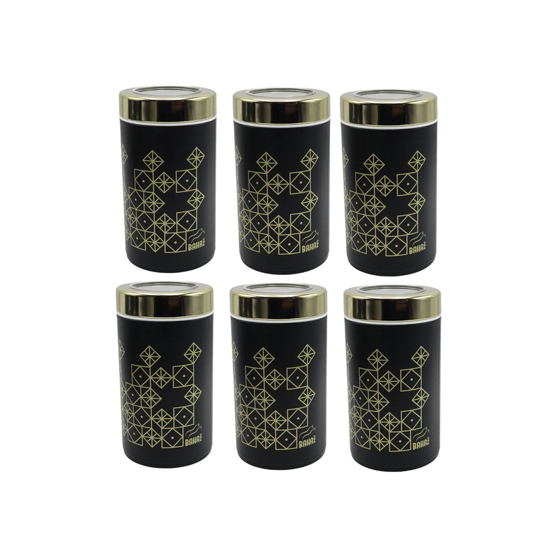 بانکه بهازکالا مدل درگلس طرح روبیک کد YP-glass مجموعه 6 عددی