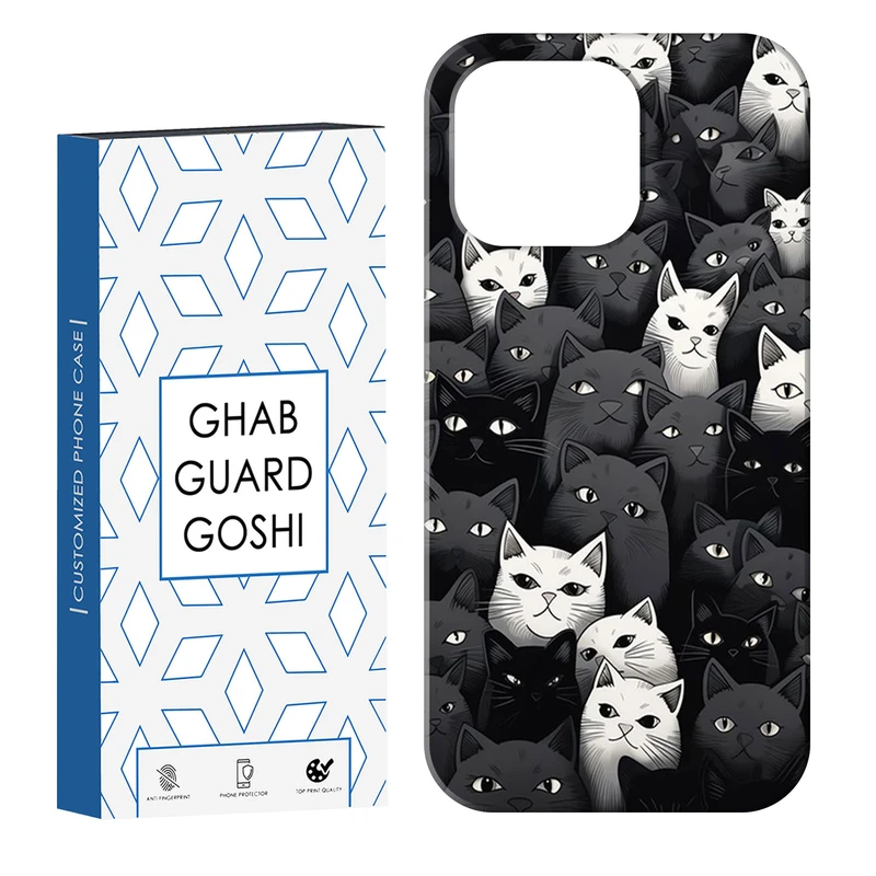 کاور قاب گارد گوشی طرح گربه کد Dimo-354 مناسب برای گوشی موبایل اپل IPHONE 16 PRO   