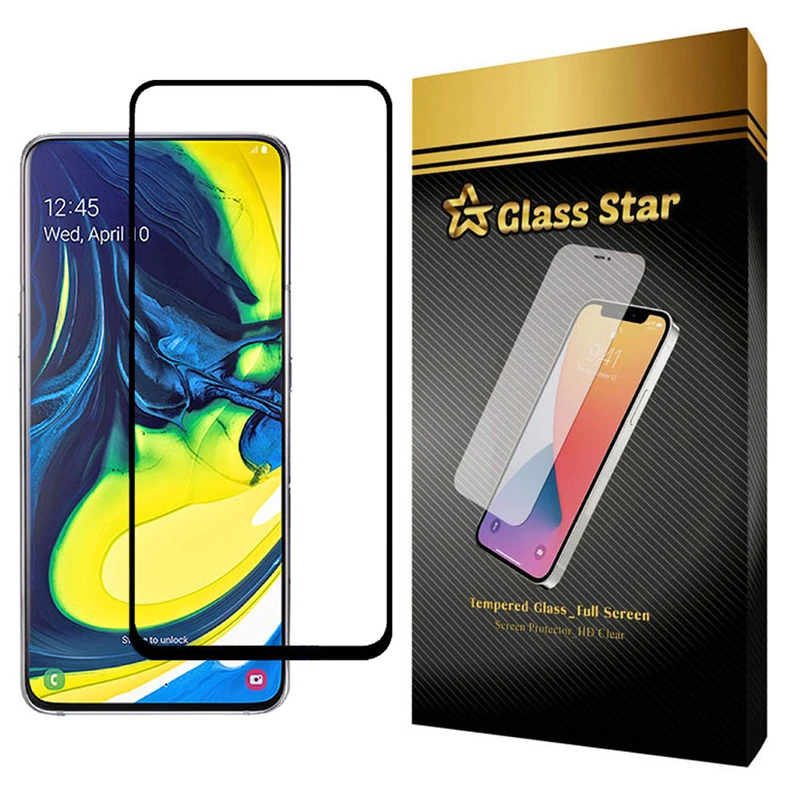  محافظ صفحه نمایش گلس استار مدل FUL مناسب برای گوشی موبایل سامسونگ Galaxy A80