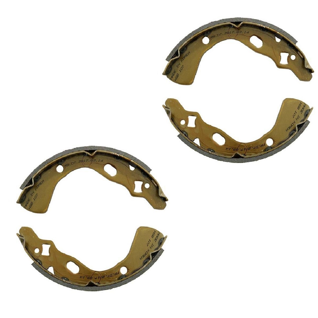 لنت ترمز عقب گلد مدل 667 مناسب برای پراید