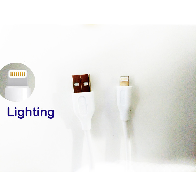 کابل تبدیل USB به لایتنینگ خنجی مدل KH-C104 طول 1 متر