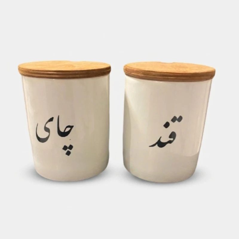 بانکه مدل سرامیکی طرح قند و چای