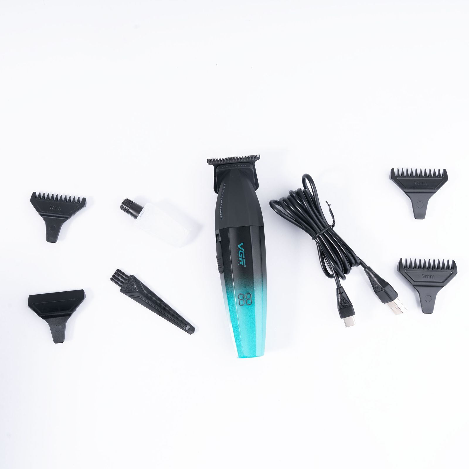 ماشین اصلاح موی سر و صورت وی جی ار مدل V-906 -  - 10