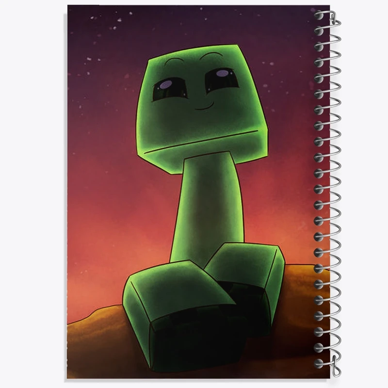 دفتر مشق 100 برگ خندالو طرح ماینکرافت (Minecraft) کد F2064