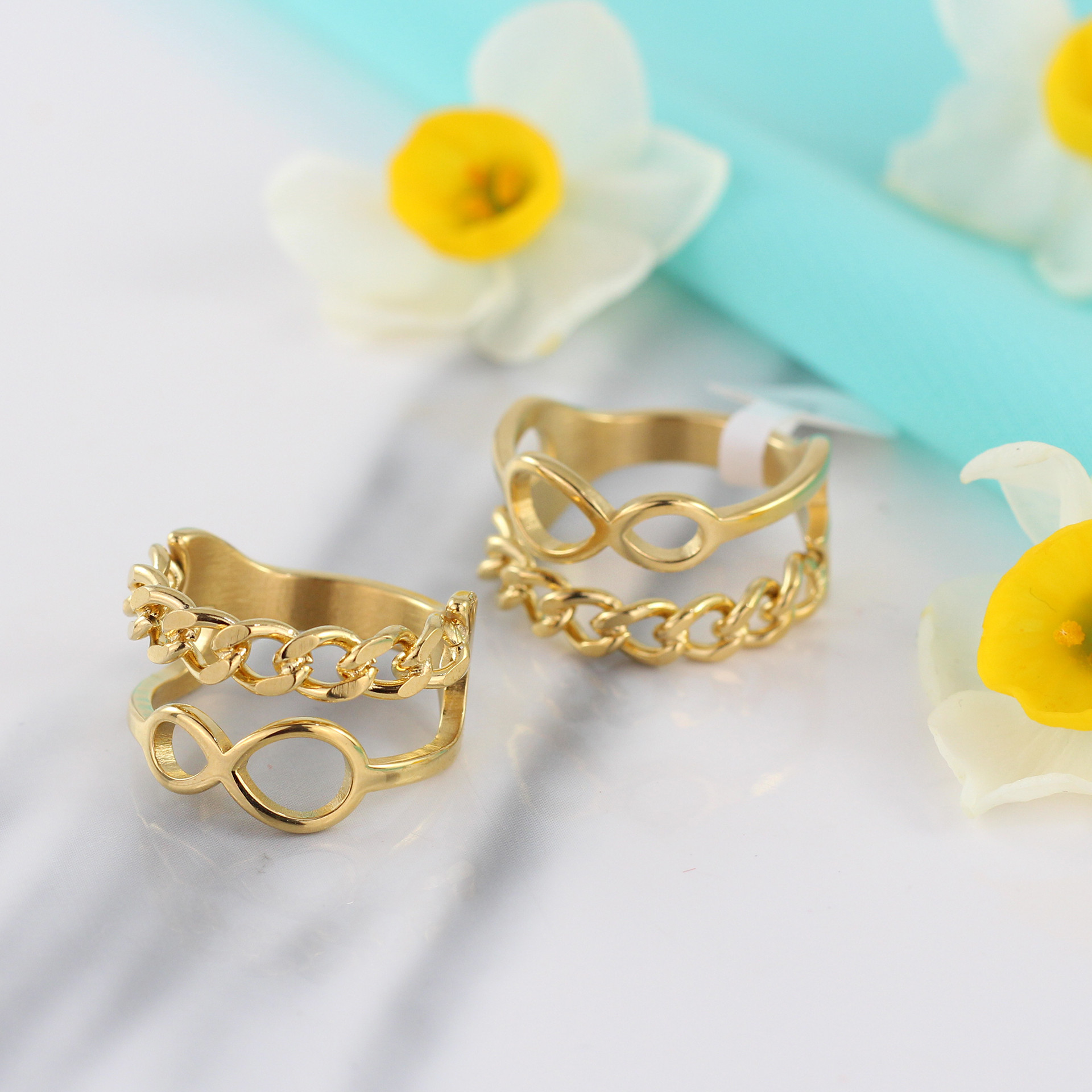 انگشتر زنانه مدل بینهایت کد L86