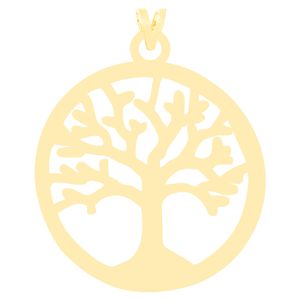 نقد و بررسی آویز گردنبند طلا 18 عیار زنانه کرابو طرح درخت مدل Kr3769 توسط خریداران