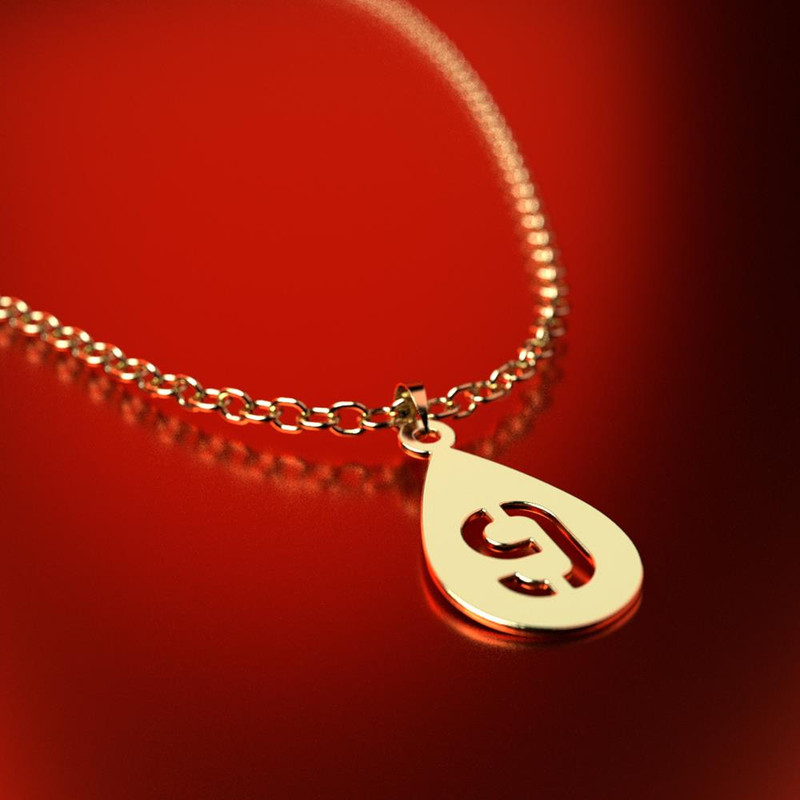 نیم ست طلا 18 عیار زنانه مدوپد مدل عدد 9 کد NA12282