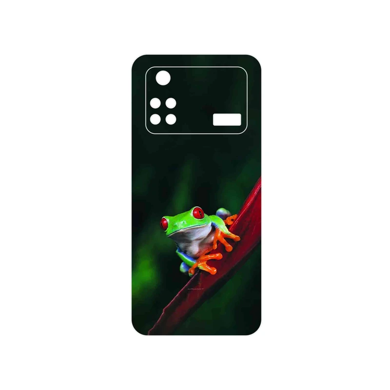 برچسب پوششی ماهوت مدل Frog مناسب برای گوشی موبایل شیائومی Poco M4 Pro 4G