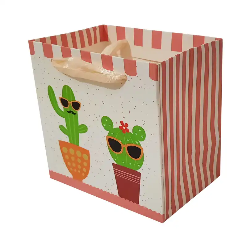 پاکت هدیه طرح کاکتوس کد G709