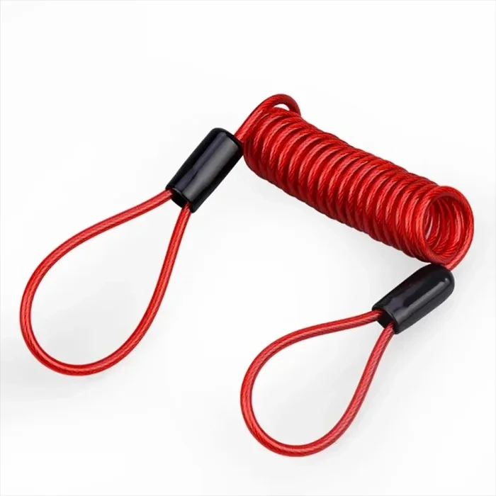 بند و سیم یادآور قفل دیسک موتور سیکلت وارون مدل سیلیکون کد a-79-rd