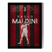 تابلو مدل دیواری طرح پائولو مالدینی کد FD607