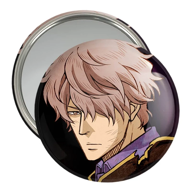 آینه جیبی خندالو مدل گااوچه انیمه بلک کلاور Black Clover  کد 11719