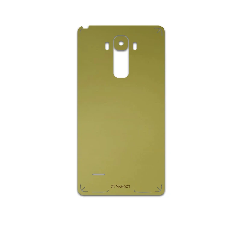 برچسب پوششی ماهوت مدل Matte-Gold مناسب برای گوشی موبایل ال جی G4 Stylus